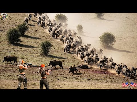 Wild Boar Goes Crazy Attacking Farm Farmers And Hunters