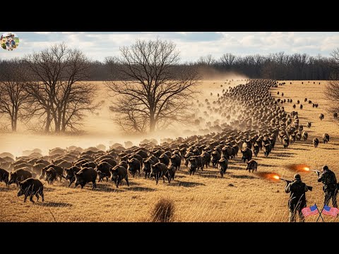 Unstoppable Wild Boar Invasion Hunters Confront Huge Herd