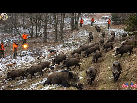 Early Winter Hunting Trip Farmer and Hound Chase Fat Wild