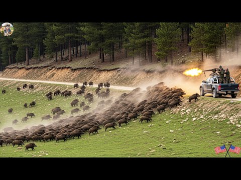 Farmers Go Mad Over Invading Wild Boars Heavy Weapons Enter