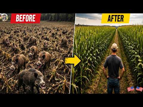 300 Wild Boars Captured How Louisiana Farmers Are Dealing