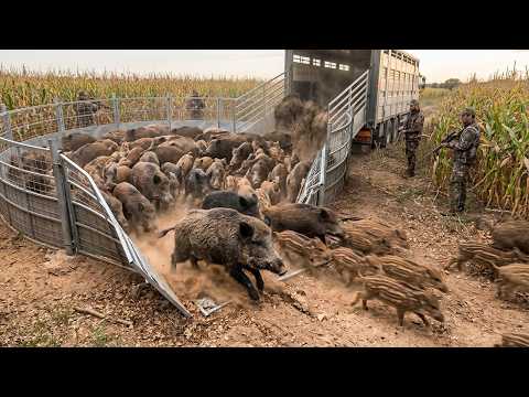 Farmers Set a Massive Trap After Wild Hogs Destroy Crops