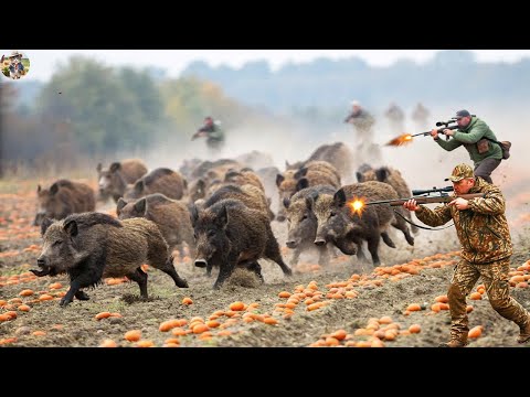 These 96 Wild Boars Have Destroyed Farmers Crops Large