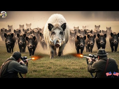 UNBELIEVABLE Mutant Wild Boar Leader Farmers Hunters Fight