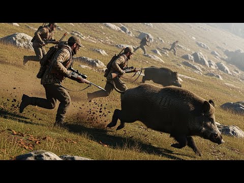 When Harvest Calls for Help Wild Boar Chase From Farm to