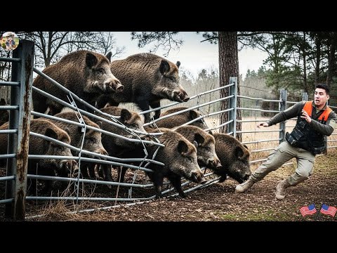 They Didn t Run Until It Was Too Late Hundreds Wild Boar