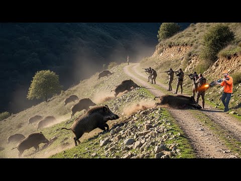 Most Exciting Wild Boar Ambush Large scale Invasive Wild