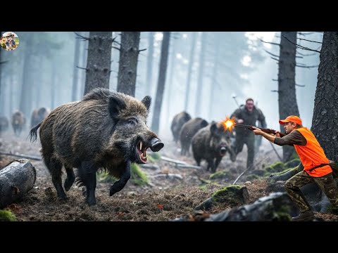 RUN AWAY Too Dangerous Wild Boar Monster Charges At Farmer