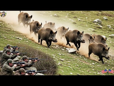 Wild Boar Hunting How Texas Farmer Deals With 50 Giant Wild