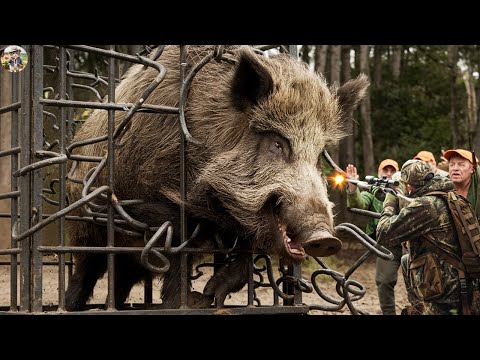 Giant Wild Boar Out of Control Destroys Iron Cage Stunning