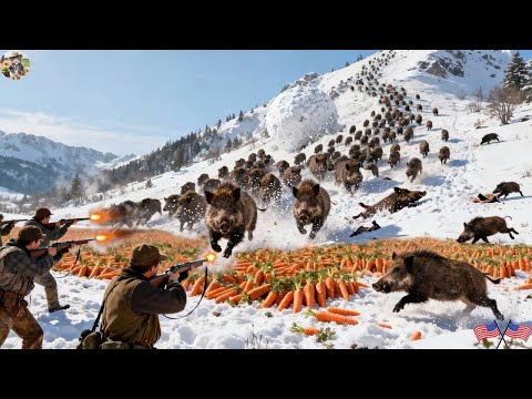 Wild Boar Trap with Food Unbelievable Hunters TakeDown