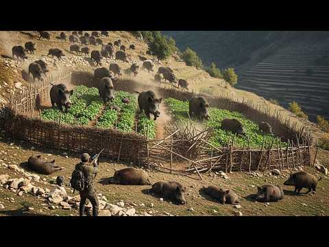 Unforgettable Wild Boar Chase Farmers Deal With Millions of