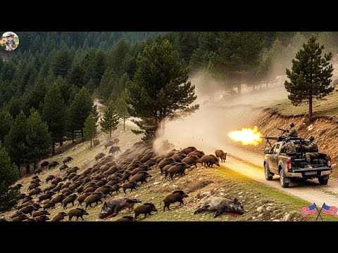 Top 100 Wild Boar Shooting How Texas Farmer Deals With