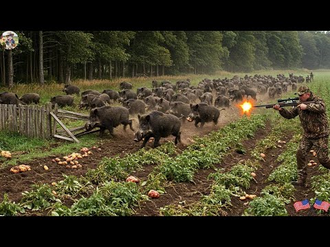 Hateful Wild Boars They Destroy The Farm On Harvest Day
