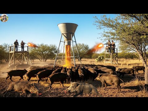 Traditional Wild Hog Hunting in Texas Luring Wild Hogs by
