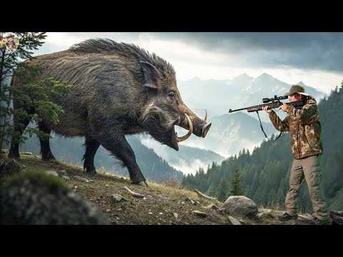 Giant Wild Boar First Surprises Farmer Then Leads to an