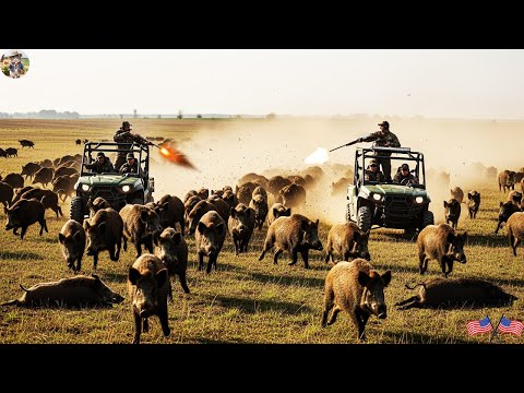 Hell Yeah The Exciting Chase Wild Boars Have No Way Out