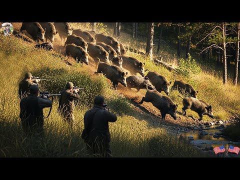 Hunter Captures Wild Boar Herd After 3 Months of Tracking