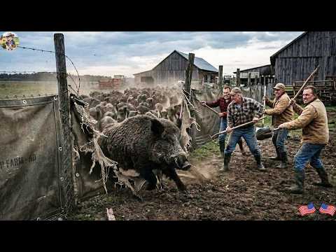 Rampaging Wild Boars Tear Apart Farm Farmers Seek Ways to