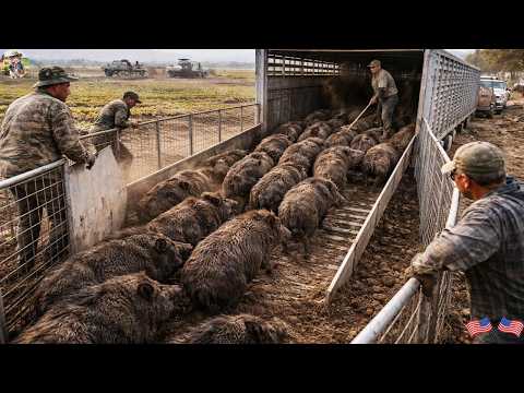 The Texas Farmers War vs Wild Boar Watch How They Capture