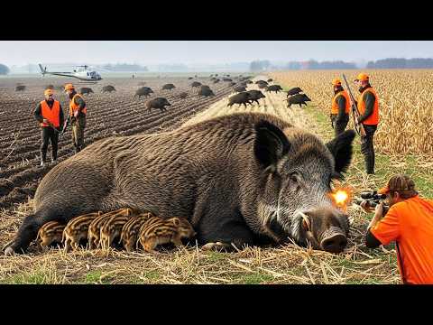 WILD BOAR MONSTER How Farmers Take Down Hundreds of