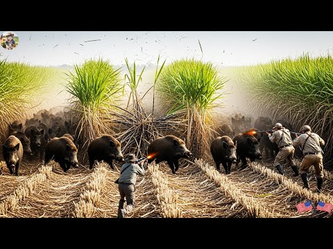 SHOCKING Fierce Confrontation Farmer And Hunter Fight Wild