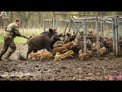 Too Old Trap Couldn t Hold Aggressive Wild Boars A