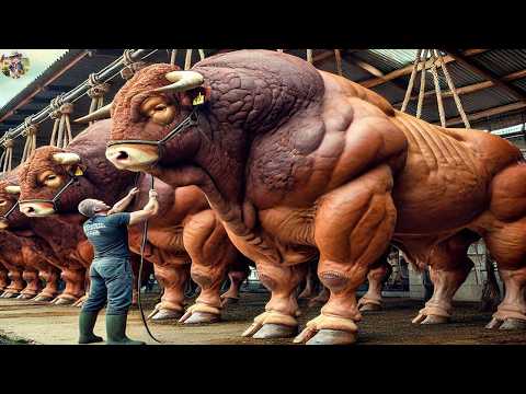GIANT COWS How Farmers Raise And Transport Them Too Big For