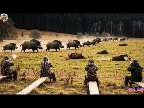 Unprecedented Wild Boars Wild Boars Suddenly Rush Out From