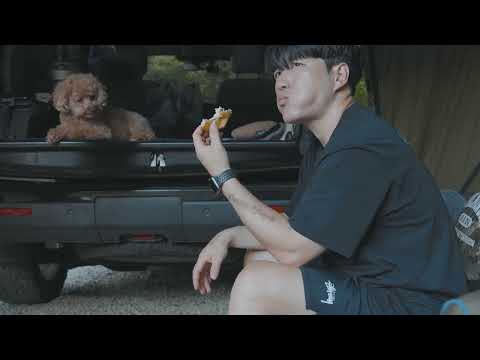 2 Room Cool Car Camping with My Dog Korean Chimaek Chicken