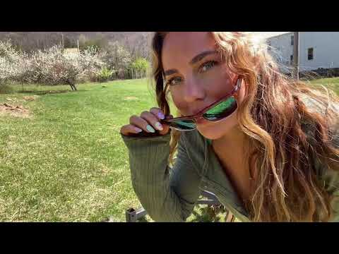 Girl vs PLOW Building a Deer Proof Garden Fence Part 3