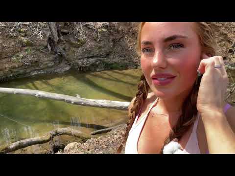 FISHING THE FARM POND w LIVE MINNOWS I caught in my trap