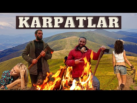 UKRAYNA DAĞ HAYATI Karpat Dağlarında Yaşayan TEK TÜRK