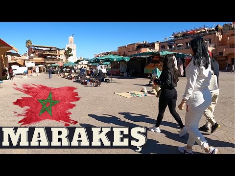 MARAKEŞ FAS Krallığı nın EN ÇILGIN Şehri