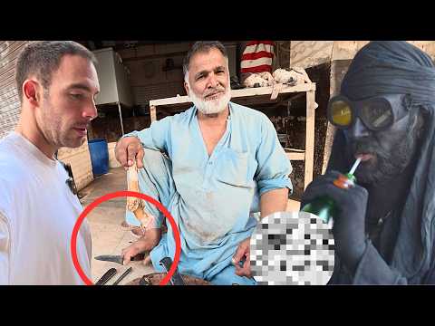 AYAĞIYLA ET KESEN KASAP Pakistan da Sıradan 1 Gün