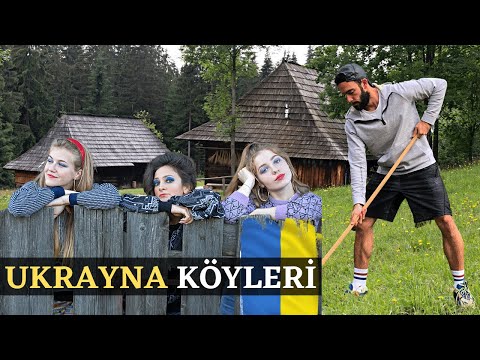 UKRAYNA KÖY HAYATI 2 Karpatlar Yaremche Köyü
