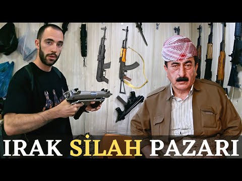 IRAK SİLAH PAZARI Sokakta KALAŞNİKOF Satıyorlar