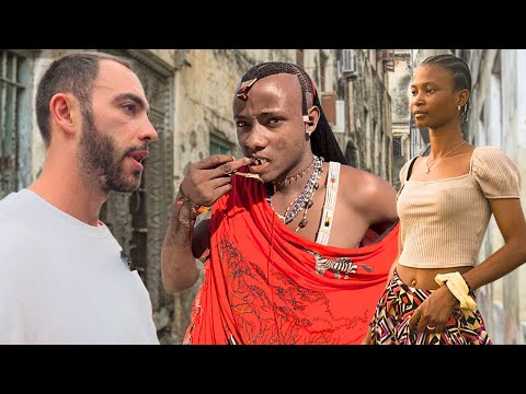 ZANZİBAR Adası KAN İÇEN KABİLE MASAİ LERİN Ülkesi