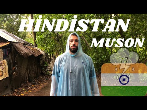 Hindistan da MUSON ve BİTMEYEN YAĞMURLAR GOA da hayat durdu