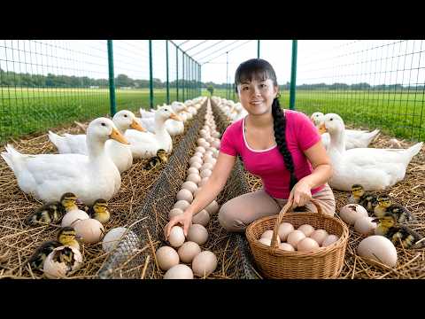 How We Build Duck Nests Harvest Hundreds of Fresh Eggs for