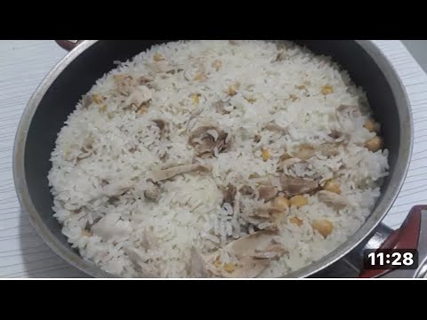 Pilavı hiç bu şekilde denedinmi tavuklu nohutlu pirinç