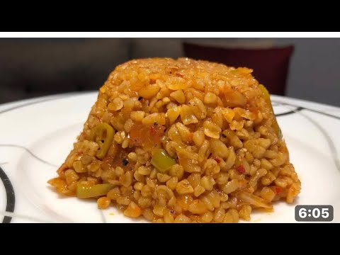Ustasından tam tam garantili bulgur pilavı ve tencerede