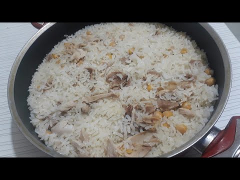 Pilavı hiç bu şekilde denedinmi tavuklu nohutlu pirinç