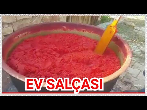 SALÇA YAPMAK BENİM İŞİM EV YAPIMI DOMATES SALÇASI Ahmet