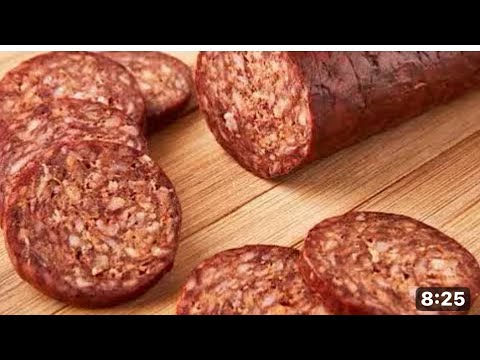SADECE 1 KG KIYMADAN EVDE KASAP SUCUK NASIL YAPILIR