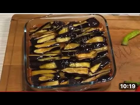 KIZARTMADAN EN LEZZETLİ PATLICAN YEMEĞİ YAZ YEMEĞİ BU