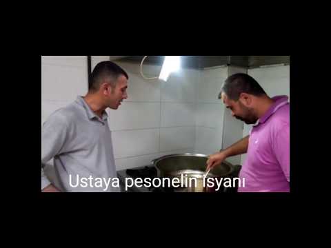 Personelin yemek isyanı şaka video su