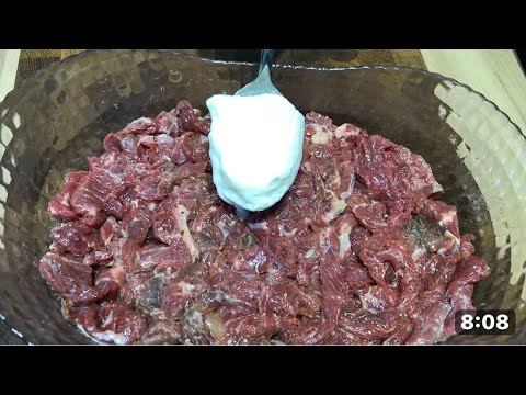 Taşı delen et terbiyesi lokum gibi pişen et yemeği iki