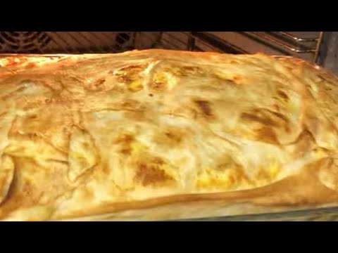 Hamur açma YOK yoğurma YOK yiyenler el açması su böreği