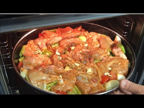 Fırında tavuk KEBABI Evde tavuk varsa mutlaka bu şekilde